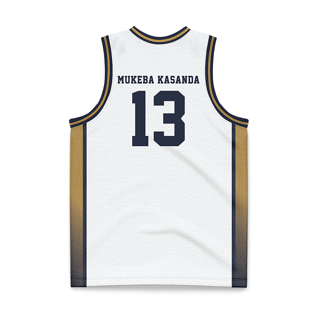 Georgia Tech - NCAA Women's Basketball : Deborah Mukeba Kasanda - White Basketball Jersey-1