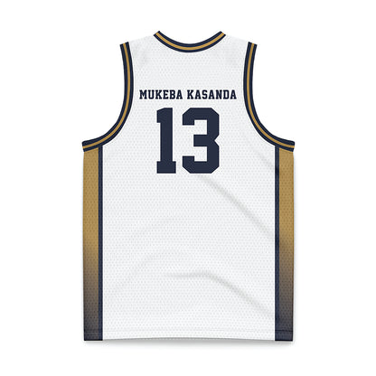 Georgia Tech - NCAA Women's Basketball : Deborah Mukeba Kasanda - White Basketball Jersey-1