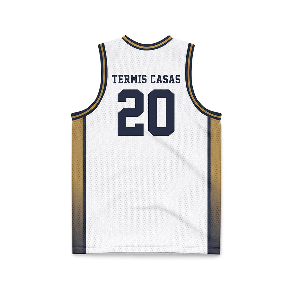 Georgia Tech - NCAA Women's Basketball : Ariadna Termis Casas - White Basketball Jersey-1