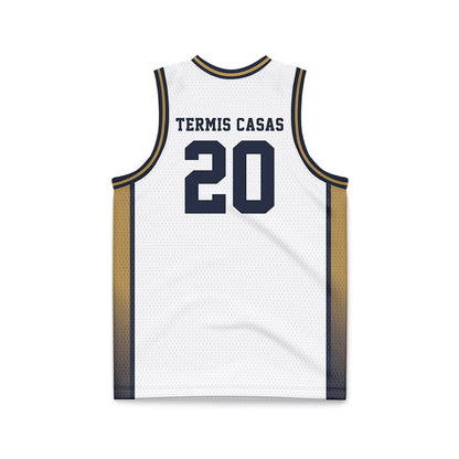 Georgia Tech - NCAA Women's Basketball : Ariadna Termis Casas - White Basketball Jersey-1