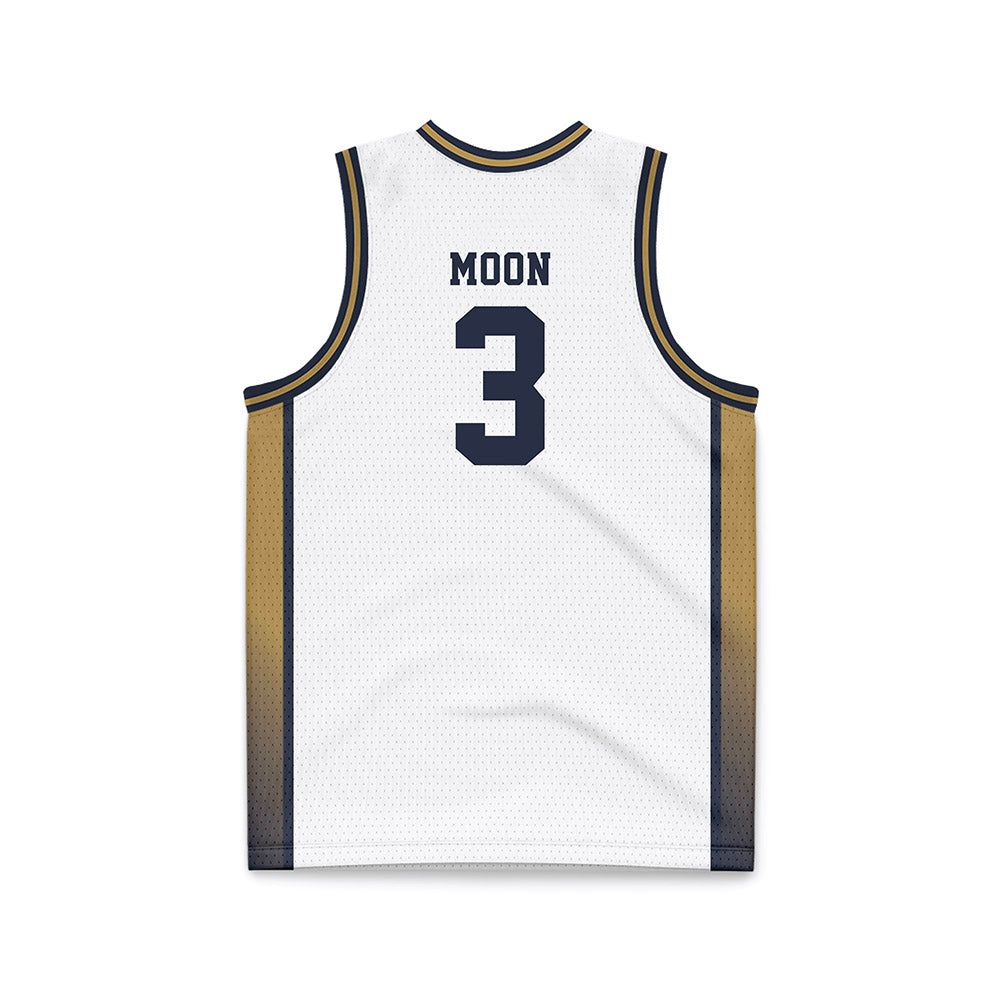 Georgia Tech - NCAA Women's Basketball : Erica Moon - White Basketball Jersey-1