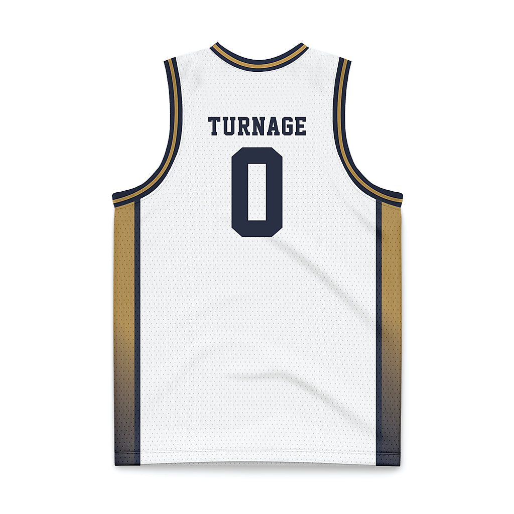 Georgia Tech - NCAA Women's Basketball : Brianna Turnage - White Basketball Jersey-1