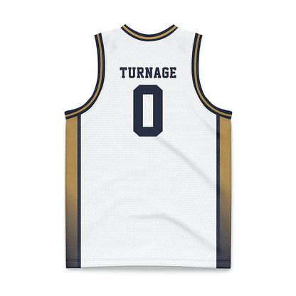 Georgia Tech - NCAA Women's Basketball : Brianna Turnage - White Basketball Jersey-1