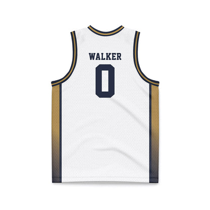 Georgia Tech - NCAA Women's Basketball : Kyndal Walker - White Basketball Jersey-1