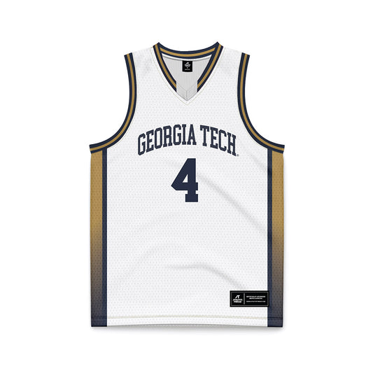 Georgia Tech - NCAA Women's Basketball : Leyre Urdiain - White Basketball Jersey-0