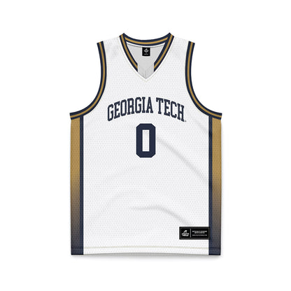 Georgia Tech - NCAA Women's Basketball : Brianna Turnage - White Basketball Jersey-0