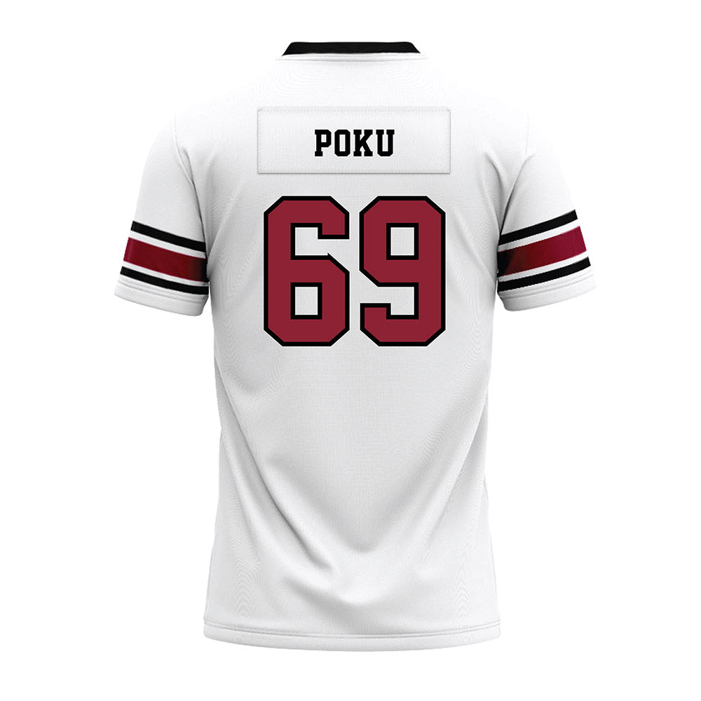 South Carolina - NCAA Football : Emmanuel Poku - White Premium Football Jersey-1
