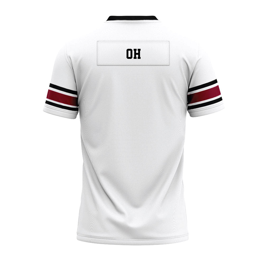 South Carolina - NCAA Football : Matthew Oh - White Premium Football Jersey-1