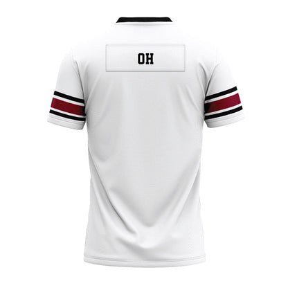 South Carolina - NCAA Football : Matthew Oh - White Premium Football Jersey-1
