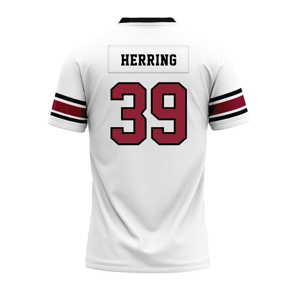 South Carolina - NCAA Football : Caleb Herring - White Premium Football Jersey-1