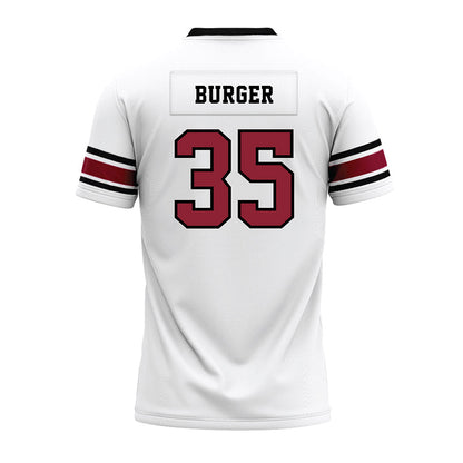 South Carolina - NCAA Football : Jackson Burger - White Premium Football Jersey-1