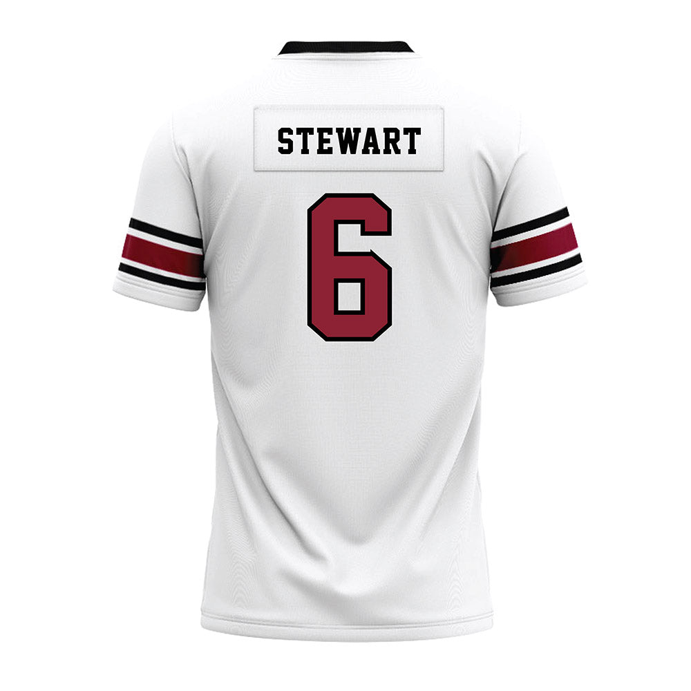 South Carolina - NCAA Football : Dylan Stewart - White Premium Football Jersey-1