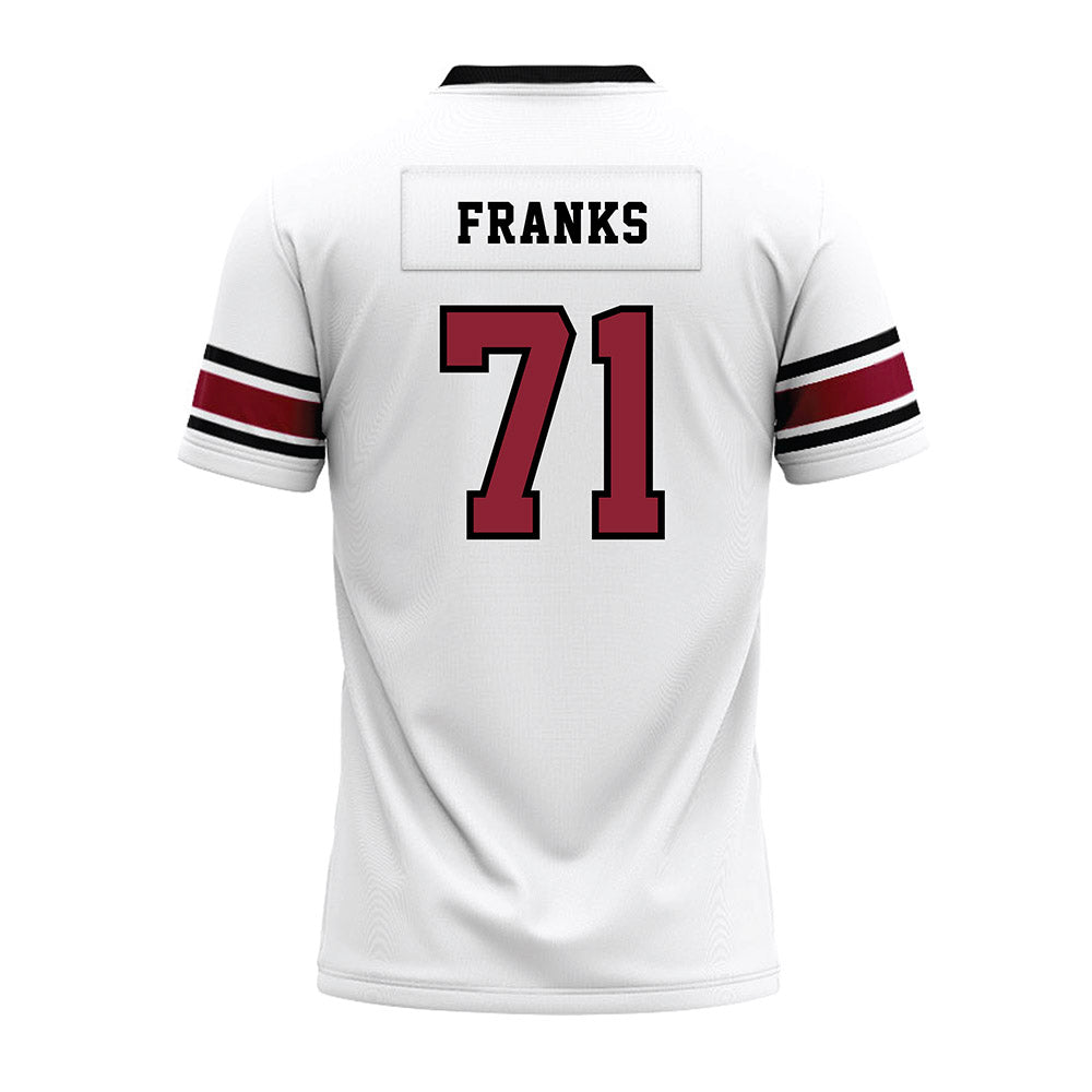 South Carolina - NCAA Football : Blake Franks - White Premium Football Jersey-1