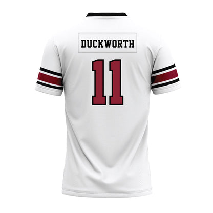 South Carolina - NCAA Football : Landon Duckworth - White Premium Football Jersey-1