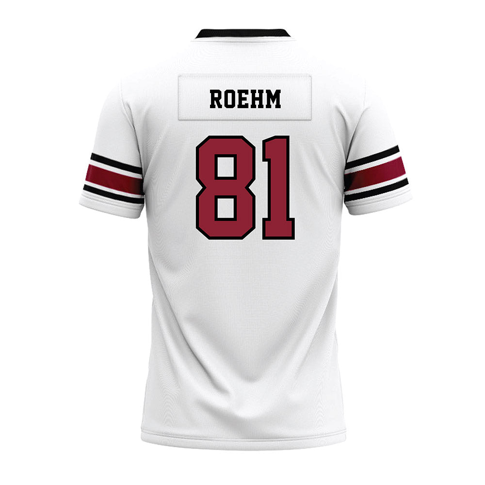 South Carolina - NCAA Football : Reno Roehm - White Premium Football Jersey-1