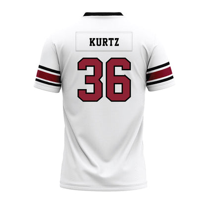 South Carolina - NCAA Football : Landon Kurtz - White Premium Football Jersey-1