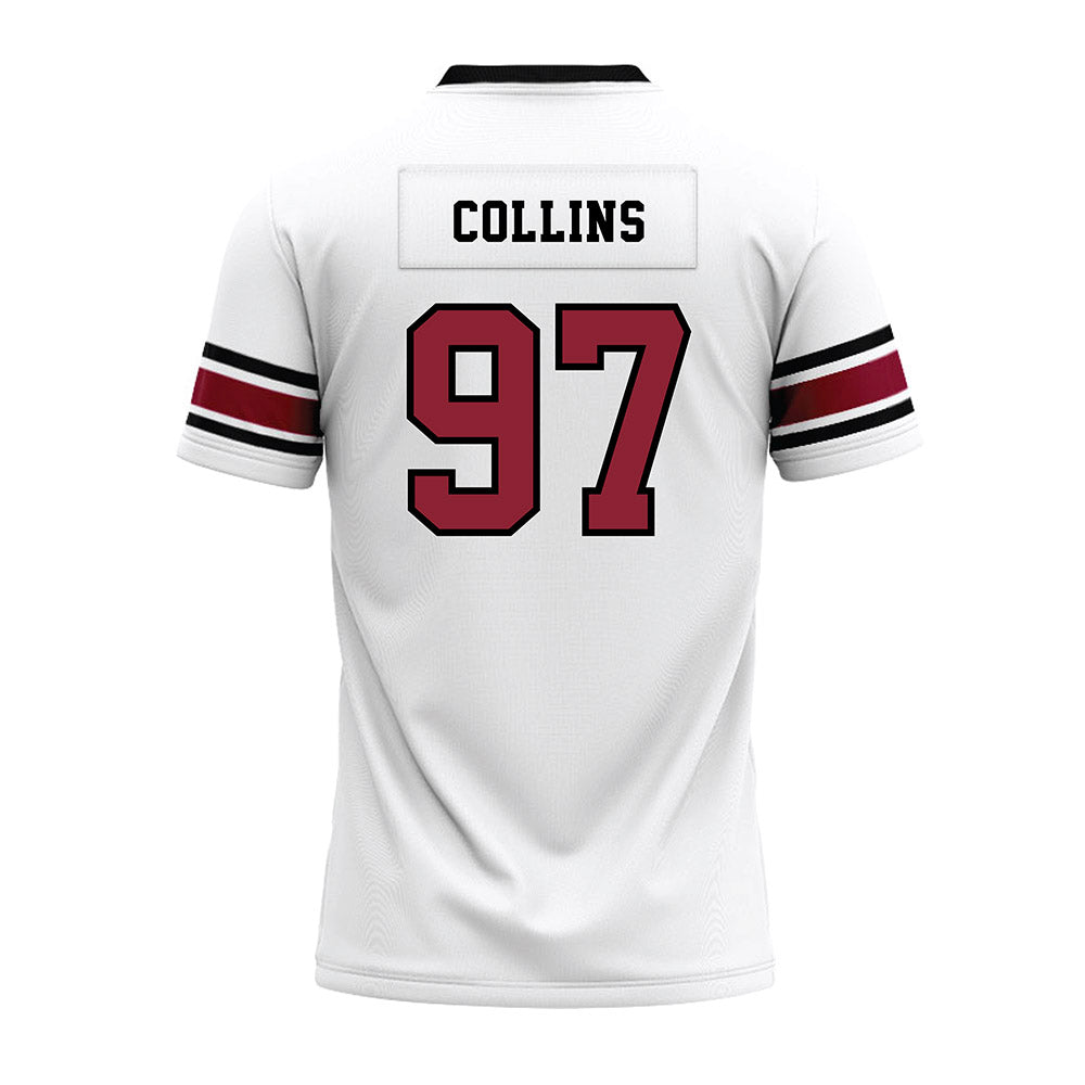 South Carolina - NCAA Football : Kelby Collins - White Premium Football Jersey-1