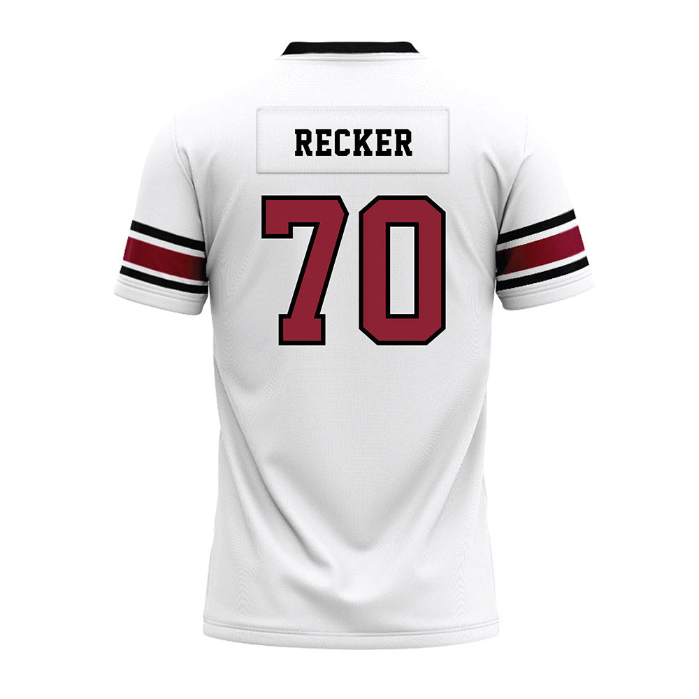 South Carolina - NCAA Football : Jake Recker - White Premium Football Jersey-1