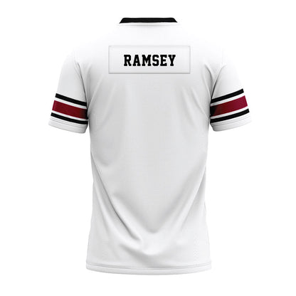 South Carolina - NCAA Football : Caden Ramsey - White Premium Football Jersey-1