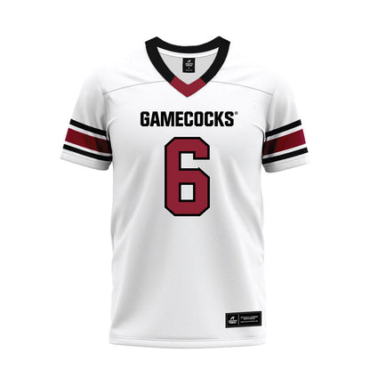 South Carolina - NCAA Football : Dylan Stewart - White Premium Football Jersey-0