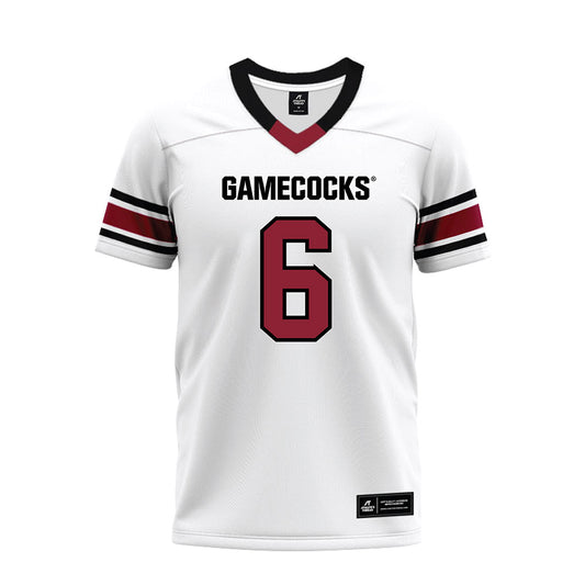 South Carolina - NCAA Football : Dylan Stewart - White Premium Football Jersey-0