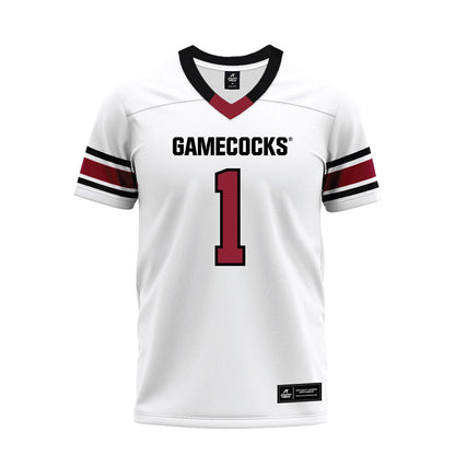 South Carolina - NCAA Football : Nitro Tuggle - White Premium Football Jersey-0