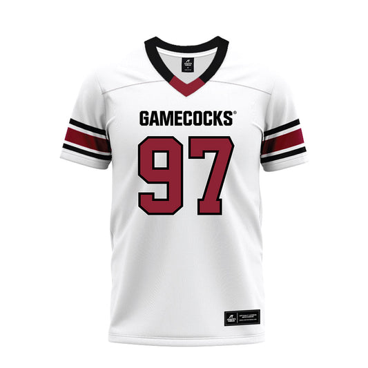 South Carolina - NCAA Football : Kelby Collins - White Premium Football Jersey-0
