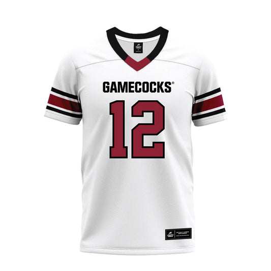 South Carolina - NCAA Football : Cutter Woods - White Premium Football Jersey-0