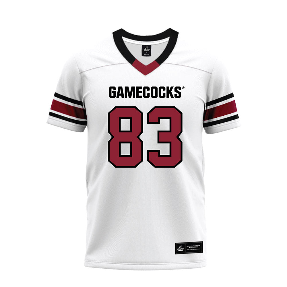 South Carolina - NCAA Football : Dj Black - White Premium Football Jersey-0