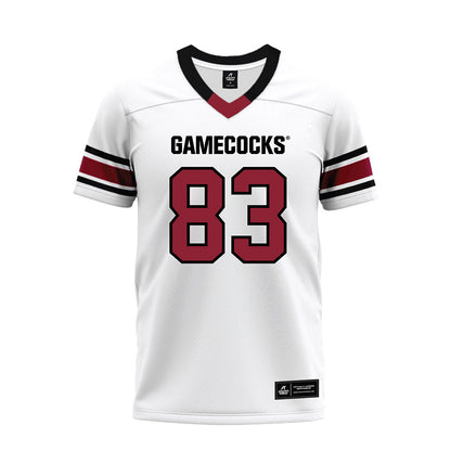 South Carolina - NCAA Football : Dj Black - White Premium Football Jersey-0