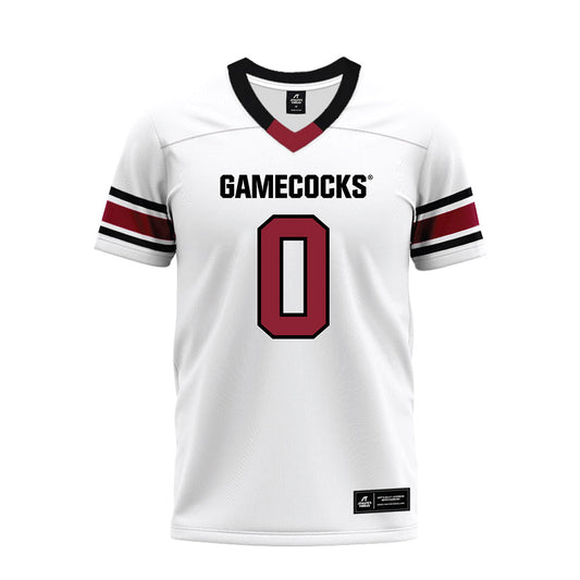 South Carolina - NCAA Football : Fred Johnson - White Premium Football Jersey-0