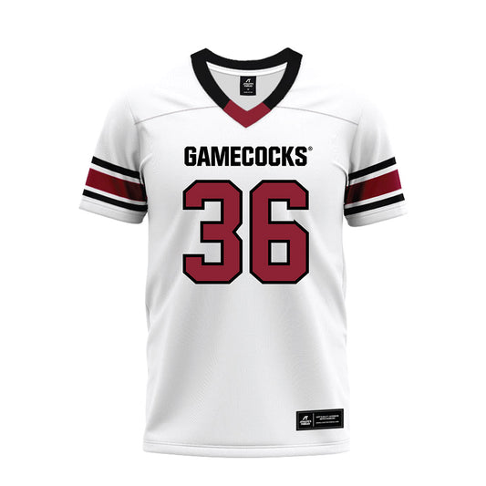 South Carolina - NCAA Football : Landon Kurtz - White Premium Football Jersey-0