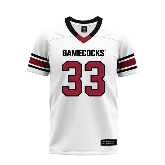 South Carolina - NCAA Football : Kyler Farrow - White Premium Football Jersey-0