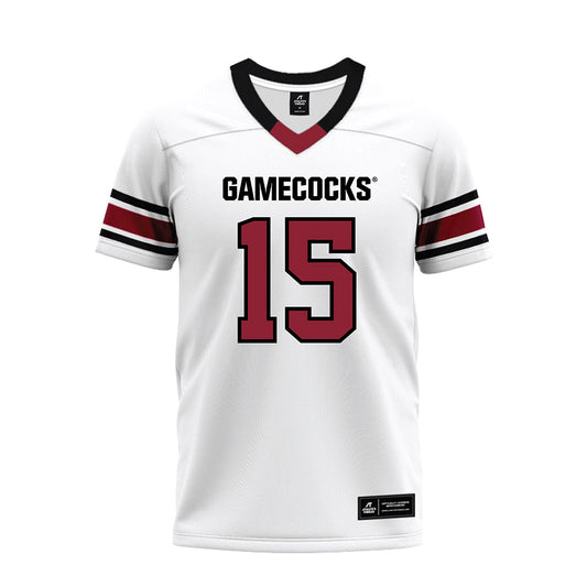 South Carolina - NCAA Football : Lucian Anderson III - White Premium Football Jersey-0