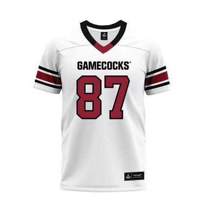 South Carolina - NCAA Football : Brady Hunt - White Premium Football Jersey-0