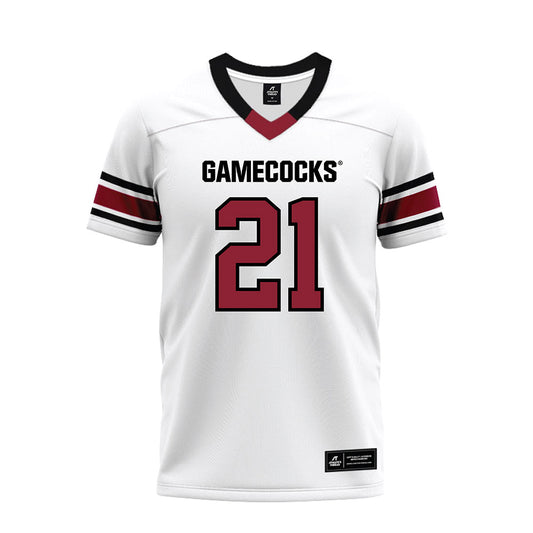South Carolina - NCAA Football : Kelvin Hunter - White Premium Football Jersey-0