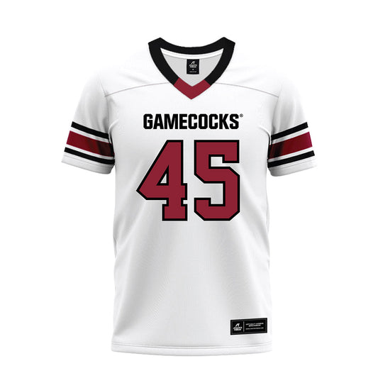 South Carolina - NCAA Football : William Joyce - White Premium Football Jersey-0