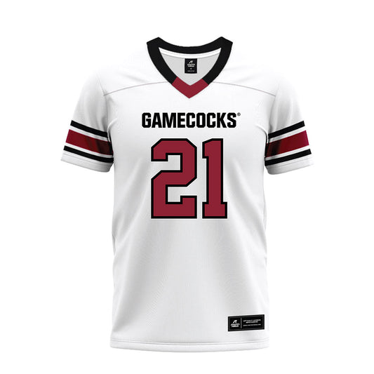 South Carolina - NCAA Football : Chris Hatfield - White Premium Football Jersey-0