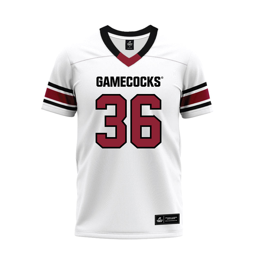 South Carolina - NCAA Football : Landon Kurtz - White Premium Football Jersey-0