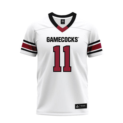 South Carolina - NCAA Football : Landon Duckworth - White Premium Football Jersey-0