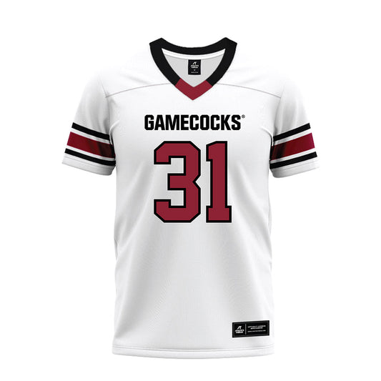 South Carolina - NCAA Football : Malik Orsan - White Premium Football Jersey-0