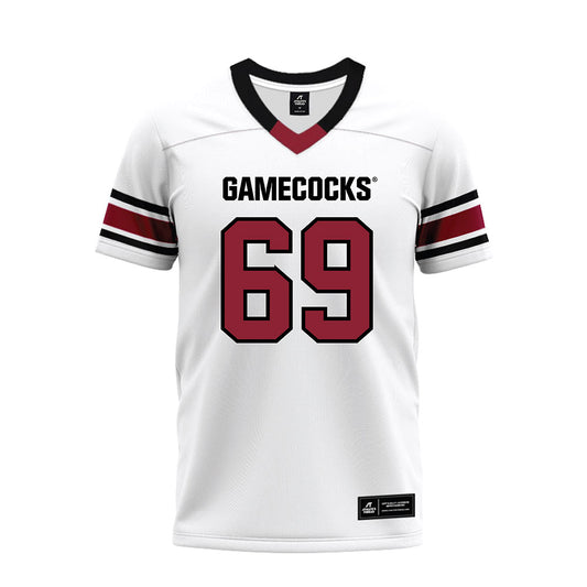 South Carolina - NCAA Football : Emmanuel Poku - White Premium Football Jersey-0