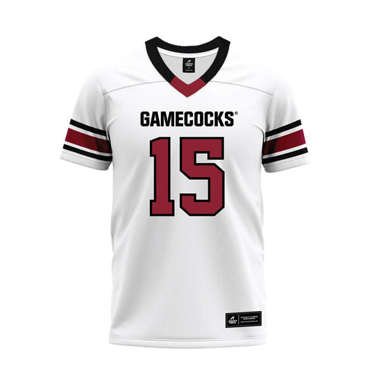South Carolina - NCAA Football : Lucian Anderson III - White Premium Football Jersey-0