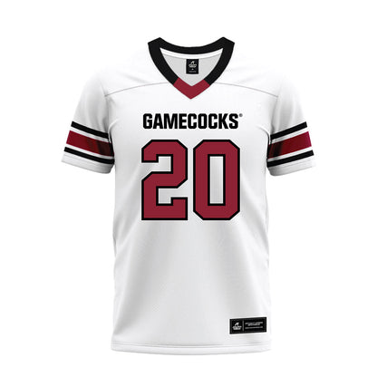 South Carolina - NCAA Football : Mike Tyler - White Premium Football Jersey-0