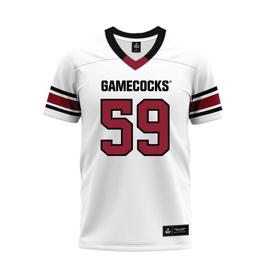 South Carolina - NCAA Football : Matthew Oh - White Premium Football Jersey-0