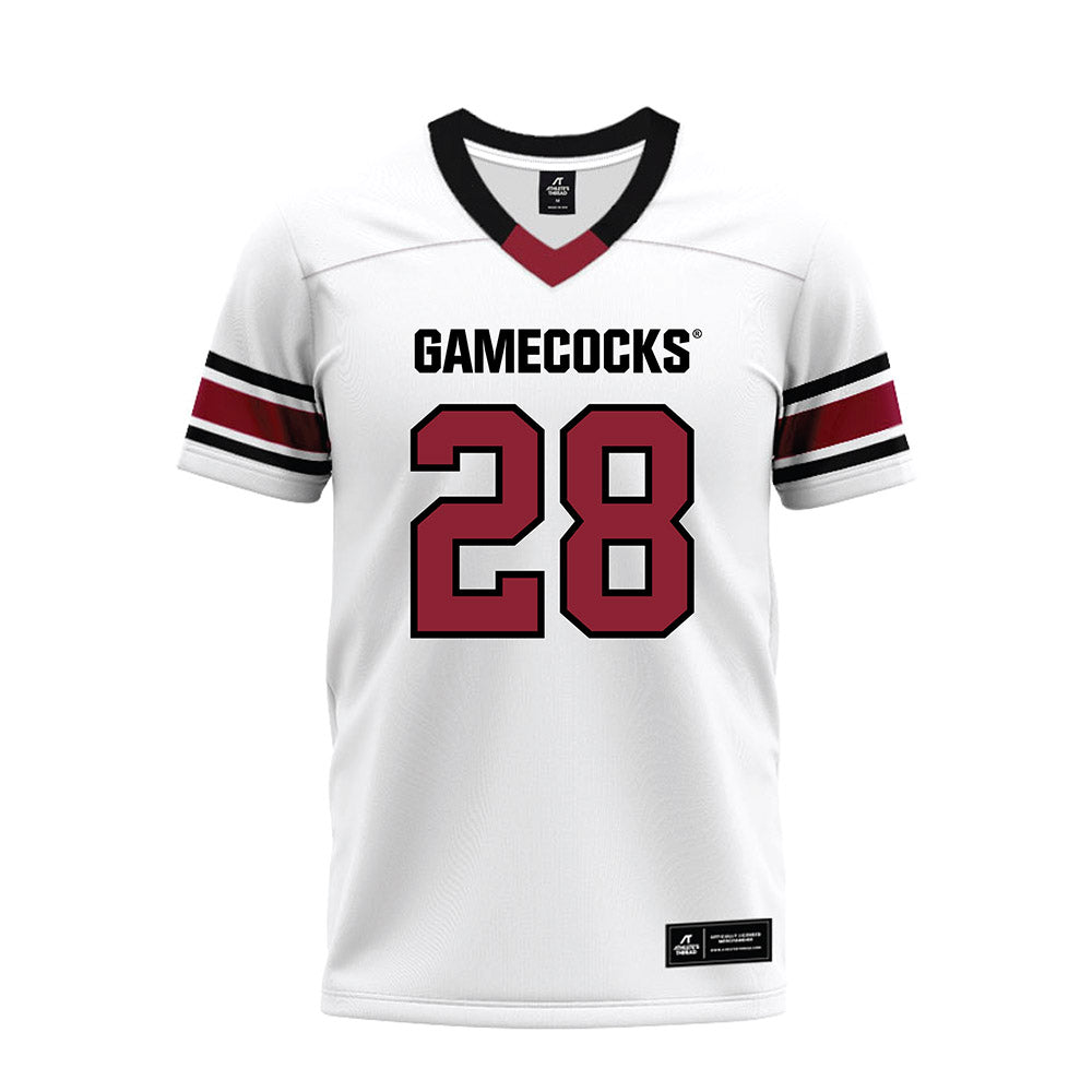 South Carolina - NCAA Football : Kosci Barnes - White Premium Football Jersey-0