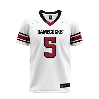South Carolina - NCAA Football : Kendall Daniels Jr. - White Premium Football Jersey-0