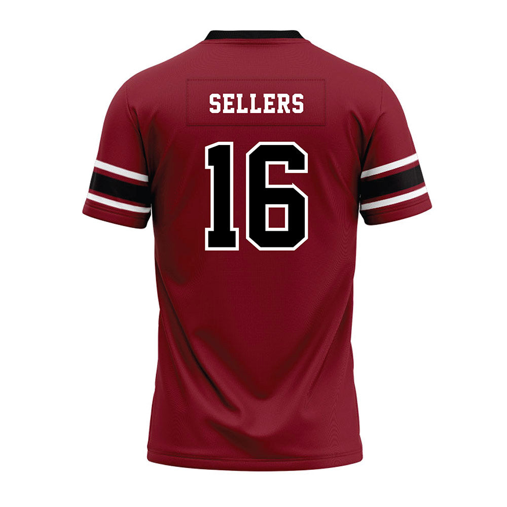 South Carolina - NCAA Football : LaNorris Sellers - Garnet Premium Football Jersey-1