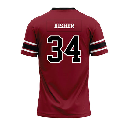 South Carolina - NCAA Football : Jamian Risher - Garnet Premium Football Jersey-1