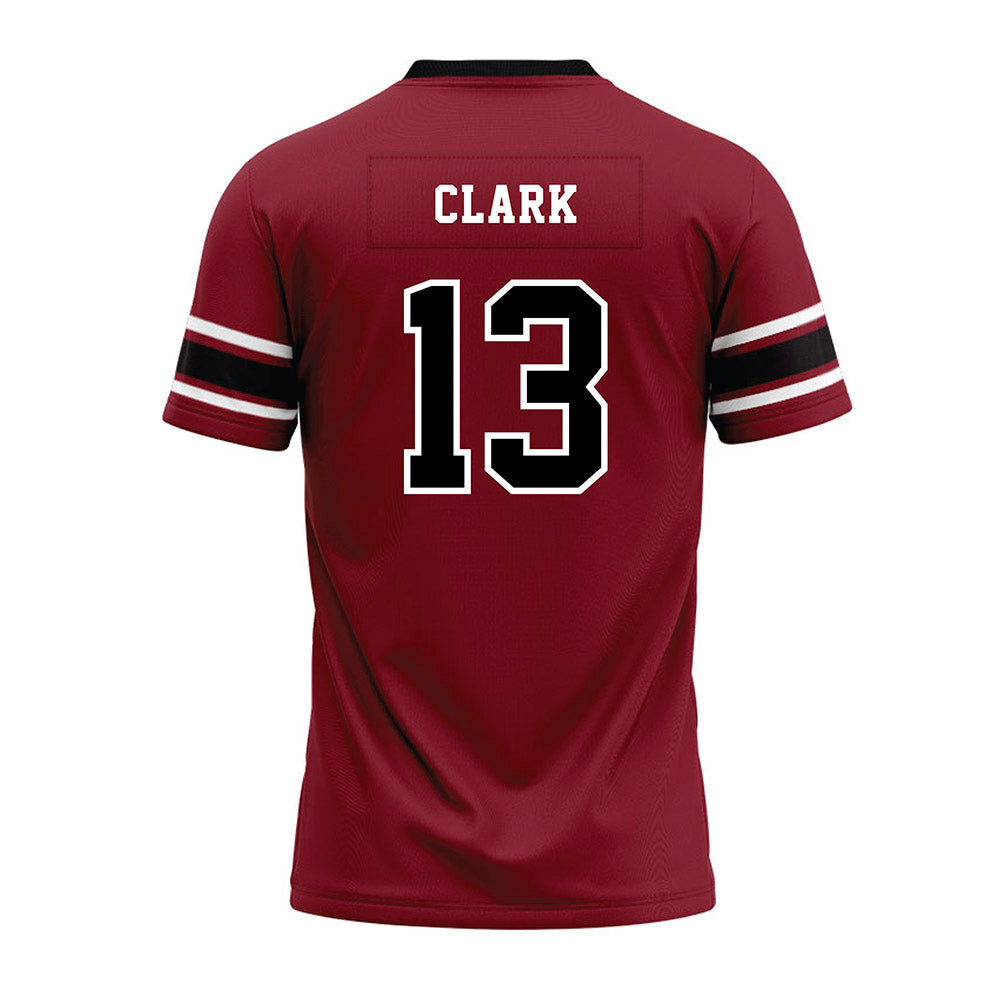 South Carolina - NCAA Football : Malik Clark - Garnet Premium Football Jersey-1